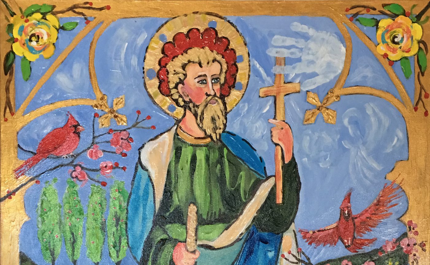 Young Artist Honors Saint Jude